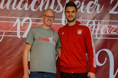 Foto des Albums: Weihnachtsfeier Bavaria 12 Simbach - Besuch von Sven Ulreich