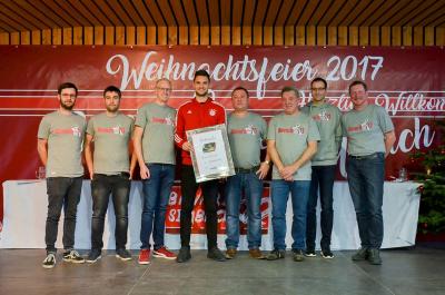 Foto des Albums: Weihnachtsfeier Bavaria 12 Simbach - Besuch von Sven Ulreich