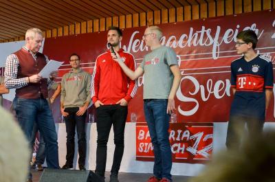 Foto des Albums: Weihnachtsfeier Bavaria 12 Simbach - Besuch von Sven Ulreich