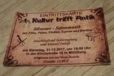 Foto des Albums: "Kultur trifft Antik" - Silvesterabend mit den Waschkies
