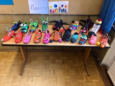 Foto des Albums: Verfremdete Schuhe Klasse 4c