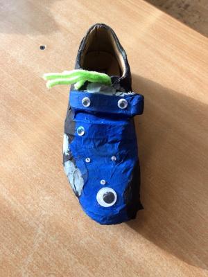 Foto des Albums: Verfremdete Schuhe Klasse 4c