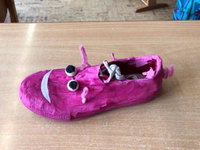 Foto des Albums: Verfremdete Schuhe Klasse 4c