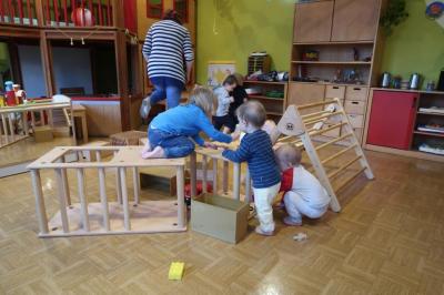 Foto des Albums: Projekt "Wir bewegen Kitas" bei den Krippenkindern 2017 bis 2018