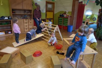 Foto des Albums: Projekt "Wir bewegen Kitas" bei den Krippenkindern 2017 bis 2018