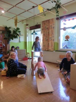 Foto des Albums: Projekt "Wir bewegen Kitas" bei den Krippenkindern 2017 bis 2018
