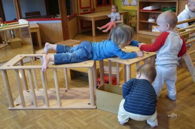 Foto des Albums: Projekt "Wir bewegen Kitas" bei den Krippenkindern 2017 bis 2018