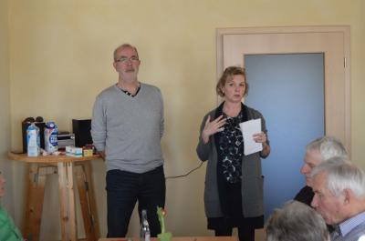 Christine Sievers und Michael Kasten vor der Verleihung  (Bild vergr&ouml;&szlig;ern)