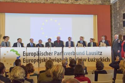 Foto des Albums: Festveranstaltung Bad Muskau zur Aufnahme in den Europäischen Parkverbund Lausitz (24.02.2018)