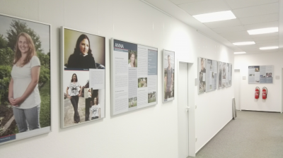 Die neue Ausstellung in der VHS OSL  (Bild vergr&ouml;&szlig;ern)