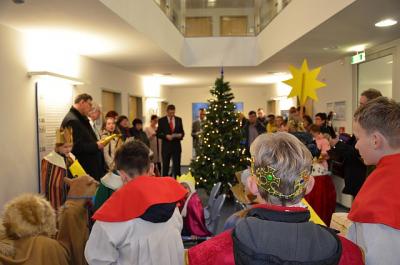 Sternsinger 2018. Foto Landkreis  (Bild vergr&ouml;&szlig;ern)