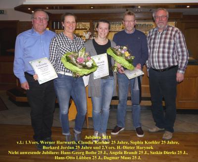 Foto des Albums: Jahreshauptversammlung 2018