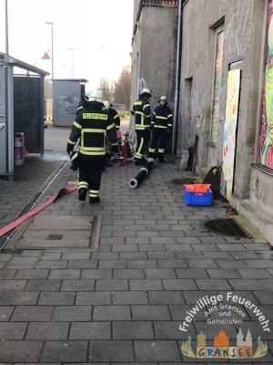 Auspumpen wird vorbereitet 