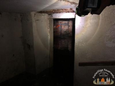 Austrittstelle im Keller - Wasserz&auml;hler war eingefroren 