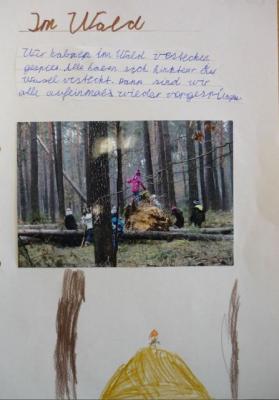 Wer kann sich hinter den B&auml;umen unsichtbar machen? 
