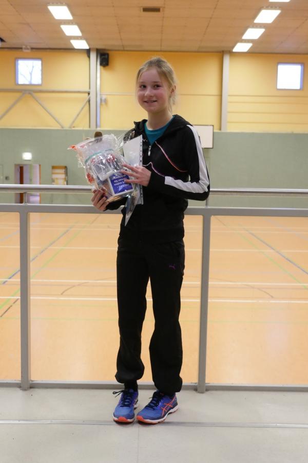 Bild: Meterkontosiegerin U14: Aurelie Mielsch