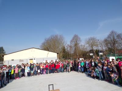 Foto des Albums: Grundsteinlegung für den neuen Speisesaal