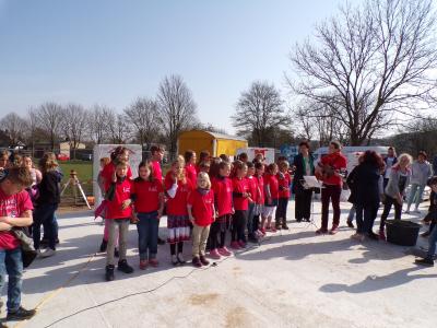 Foto des Albums: Grundsteinlegung für den neuen Speisesaal