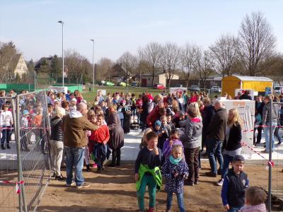 Foto des Albums: Grundsteinlegung für den neuen Speisesaal