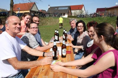 die Steinberger waren auch wieder mit dabei. 2013 waren sie Gastgeber beim Anradeln  (Bild vergr&ouml;&szlig;ern)