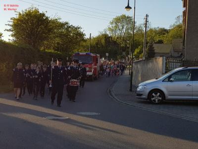 Foto des Albums: Fackelumzug Vorabend 1. Mai 2018 (01.​05.​2018)
