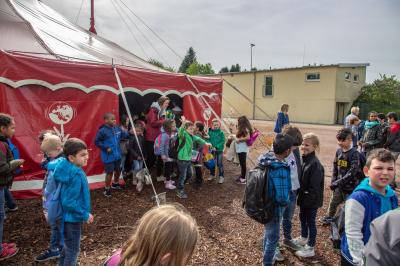 Foto des Albums: Besuch des Zirkusprojekts an der Josef-Reding-Schule, 27.4.2018 (02.05.2018)