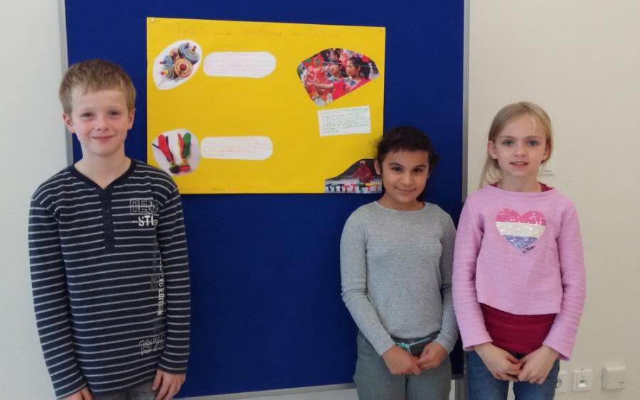 Bild: Die Klasse 4b hatte das Projekt am Methodentag