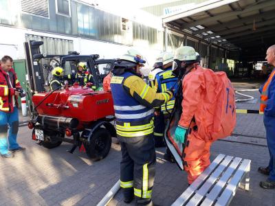 Foto des Albums: FEU X - Gefahrstoff Unfall