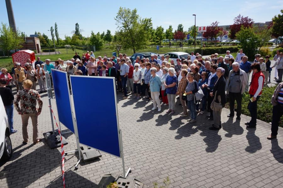 Bild: Begrüßung am DRK-Seniorenwohnpark