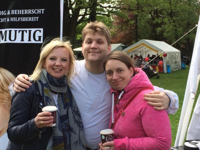 Barbara, Bj&ouml;rn und Susanne 