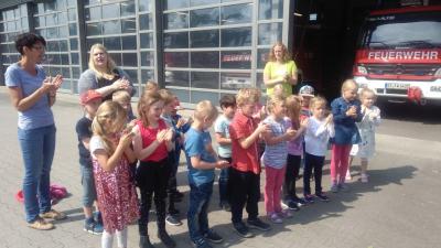 Foto des Albums: Kindergarten zu Besuch bei der Freiwilligen Feuerwehr Hörstel