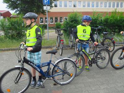 Foto des Albums: Fahrradprüfung Klasse 4 (17. 05. 2018)
