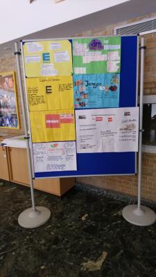 Foto des Albums: Plakatausstellung zu Elmshorner Firmen in der Pausenhalle