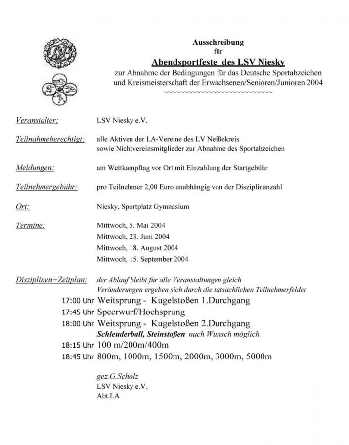 Bild: Ausschreibung