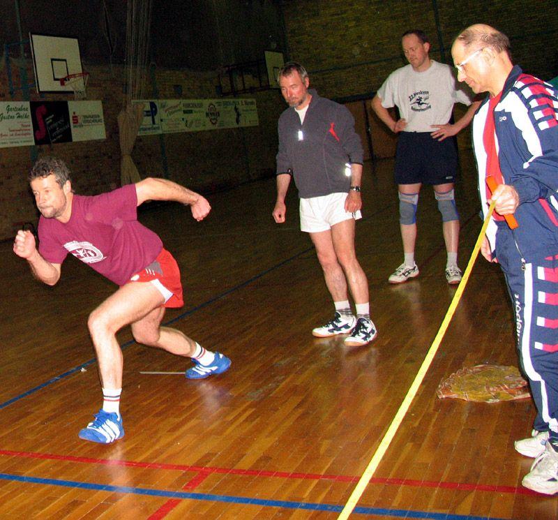 Bild: Karlheinz Vetter mit meisten Athletik-MK-Starts