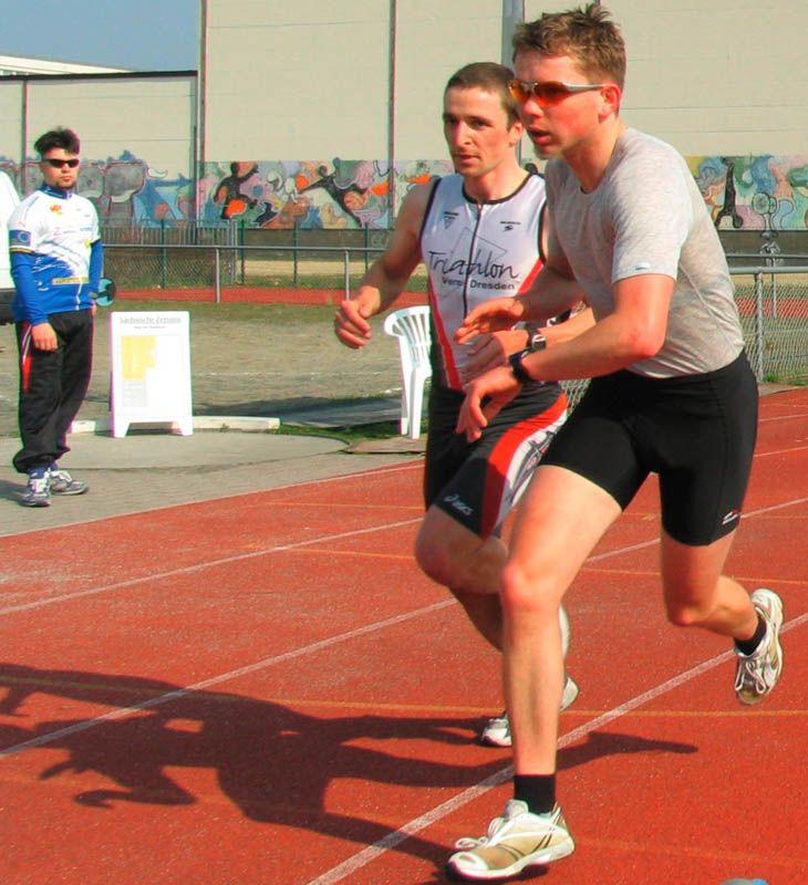 Bild: Ingo Queiser & Daniel Leppin mit 10010 Meterrekord