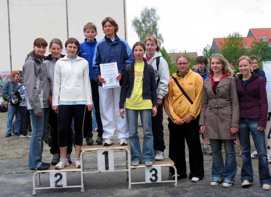 Bild: WKK III Mädchen - Sieger Gymnasium Niesky