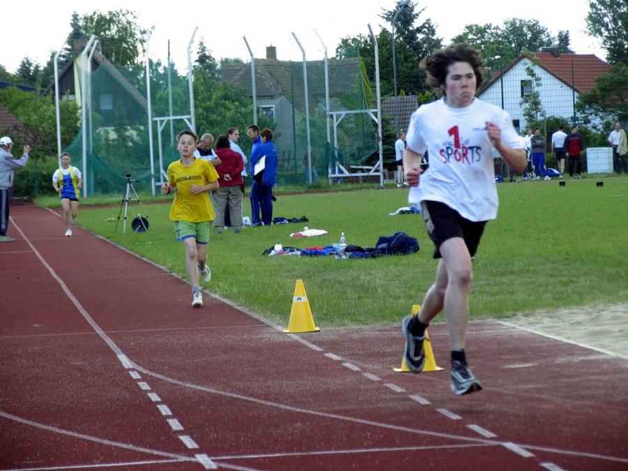 Bild: 2000 m der B+A-Schüler Franz Wolff war die Nummer 1