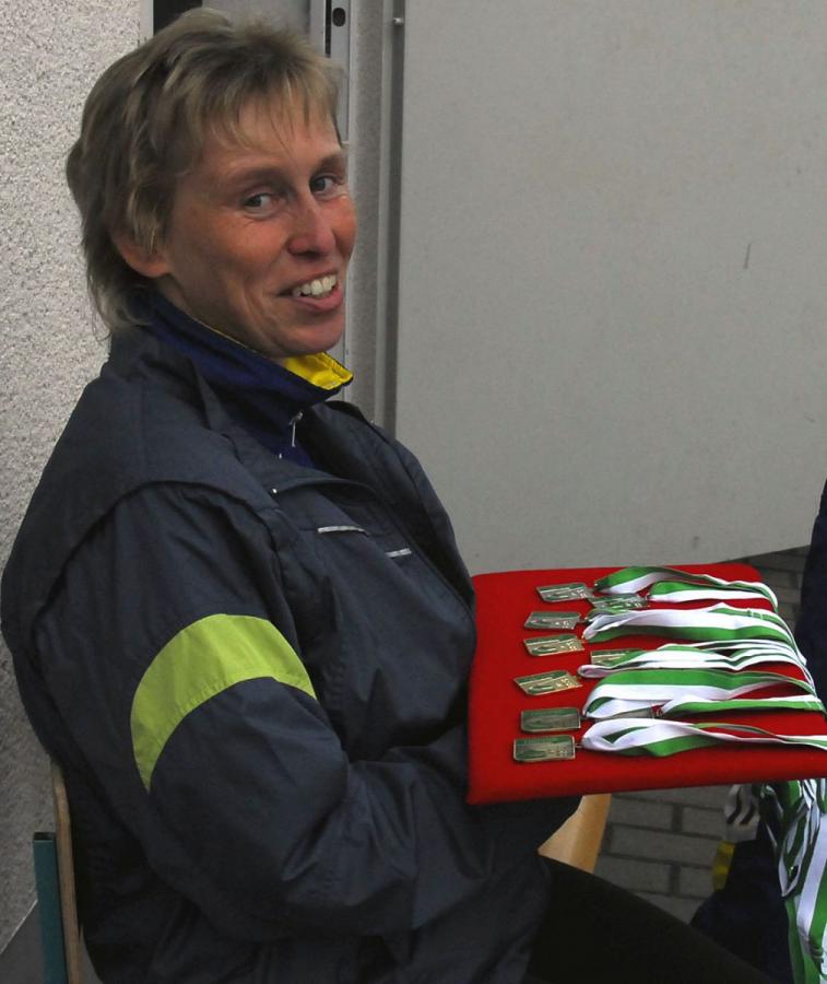 Bild: Silvia Schmidt hätte sich Medaille verdient - neuer Kreisrekord in Kugel W45