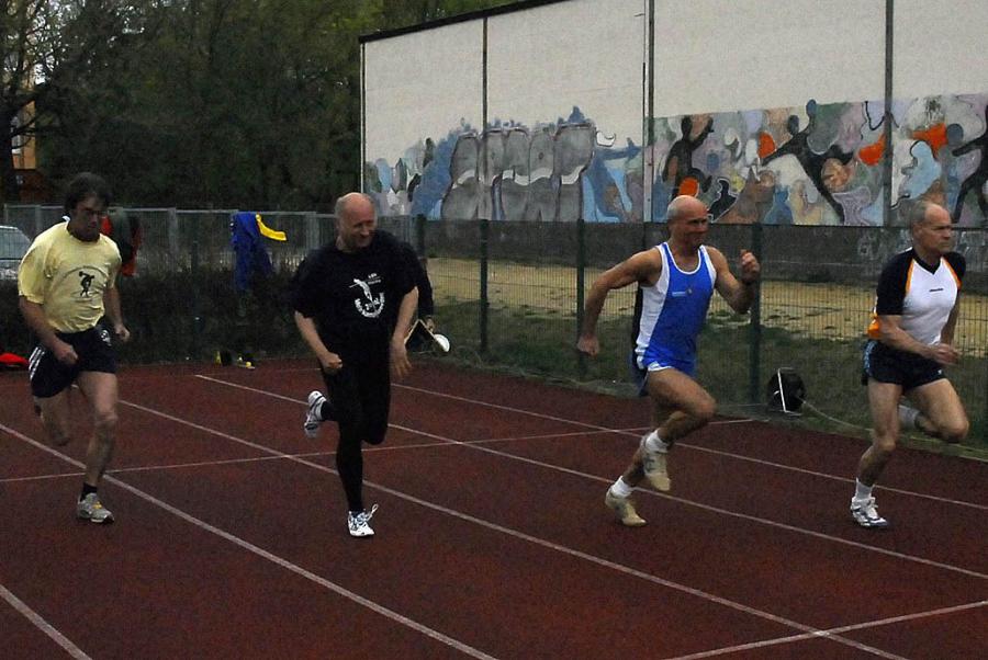 Bild: 100m-Sprint der M60-65