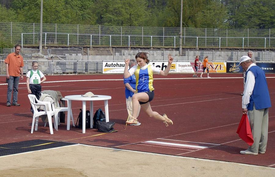 Bild: Sarah Nitsche Sieg und PB im Weit W13 mit 4m44