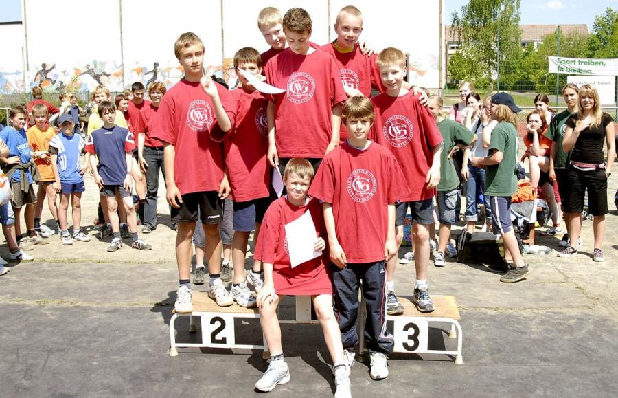 Bild: WK 4 männlich - Sieger Landau Gymnasium Weißwasse