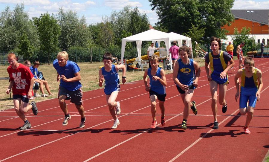 Bild: Riege 7 SchA Start 1000m