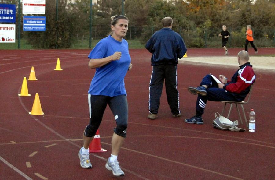 Bild: Sybille Busse aus WSW - Siegerin über 5000m