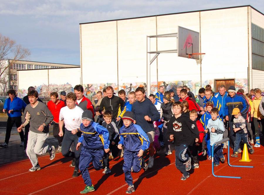 Bild: Start im Sonnenschein