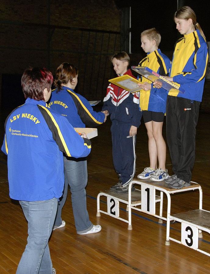 Bild: Siegerehrung - B-SchülerInnen