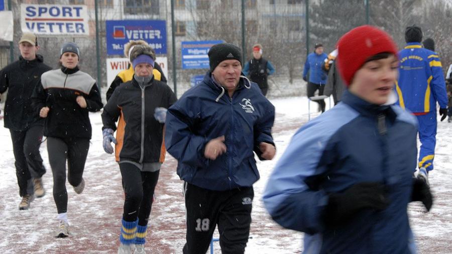 Bild: winterliche Laufeindrücke