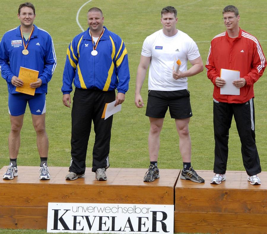 Bild: M30 - Diskus sechste Medaille für die Nieskyer Werfergilde