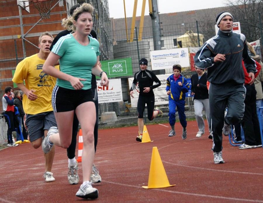 Bild: Rekordlauf 1- Kristin Zimmermann aus Ostritz und der Zittauer Torsten Hentschel erzielten eine neue Bestmarke für Mix-Paare aller Kategorien
