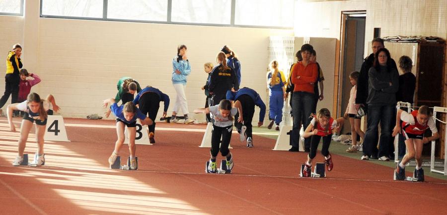 Bild: 50 m Start zum Endlauf der W10